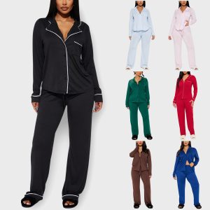 Dannys Faux Silk Pajama Set With Printed Shorts Loungewear Pajamas