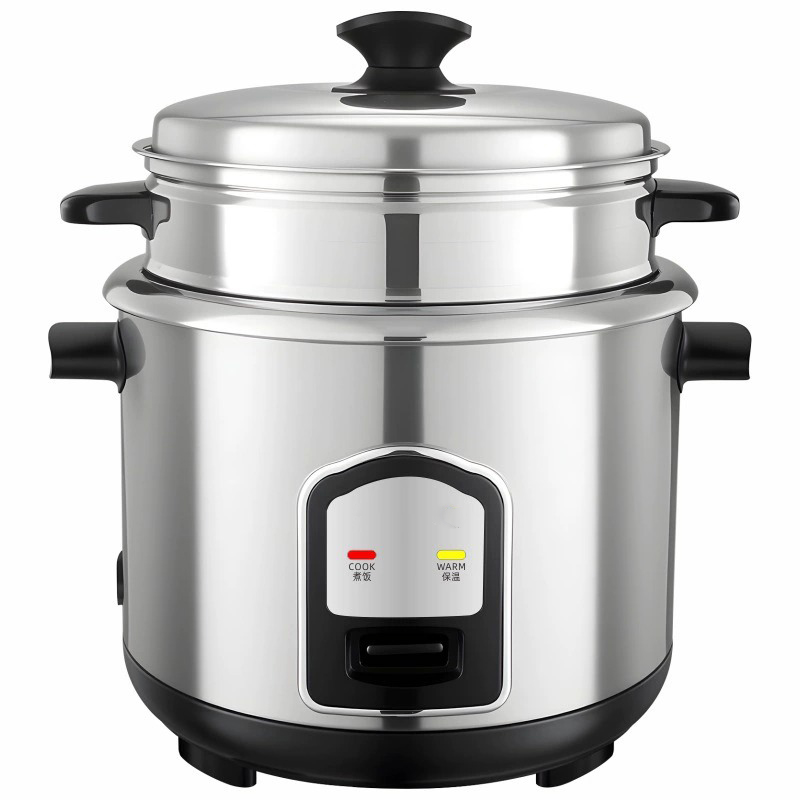 Premium Alloy Iron Liner Rice Cooker, Includes Steamer, Easy to Use and Clean
