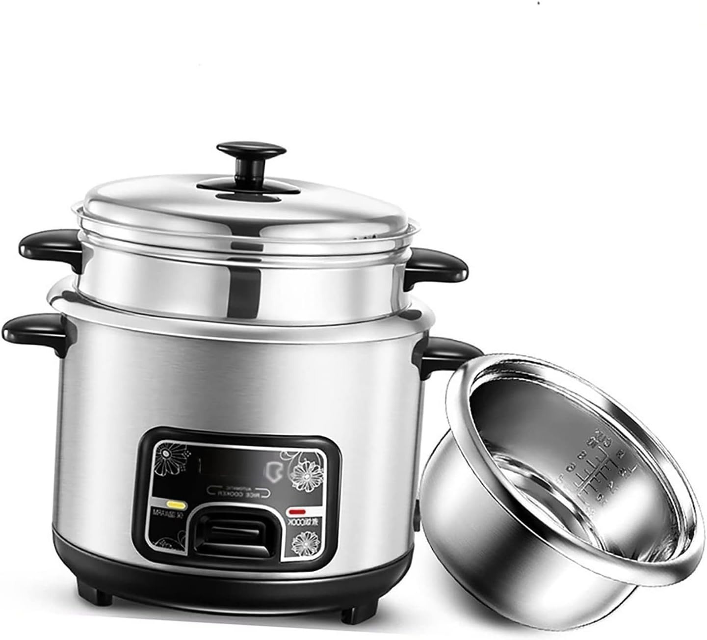 Premium Alloy Iron Liner Rice Cooker, Includes Steamer, Easy to Use and Clean - Image 6